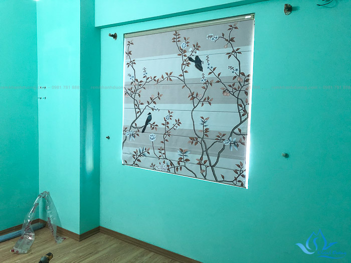 Địa chỉ cung cấp rèm roman họa tiết đẹp giá rẻ tại Hà Nội