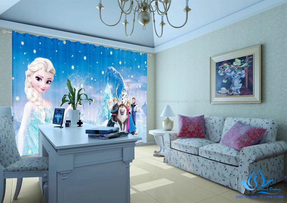 Rèm vải in tranh 3D có những công dụng gì?