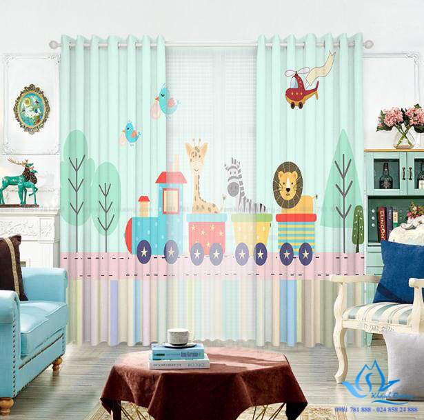 Địa chỉ uy tín cung cấp sản phẩm rèm vải in tranh 3D tại Hà Nội