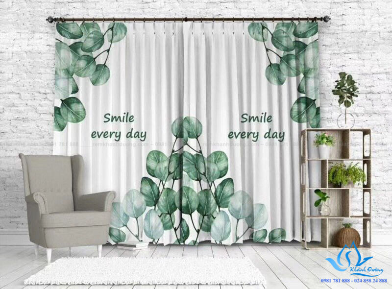 Rèm vải in tranh 3D giúp cơ thể bạn thư giãn, tái tạo năng lượng