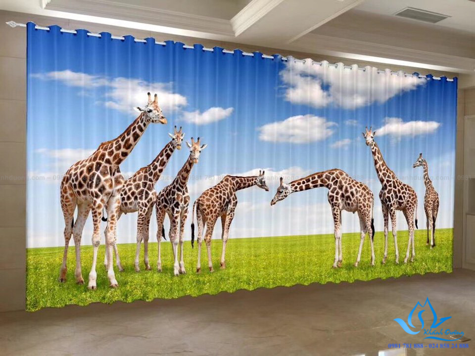 Tư vấn lựa chọn rèm vải in tranh 3D phù hợp với không gian sống