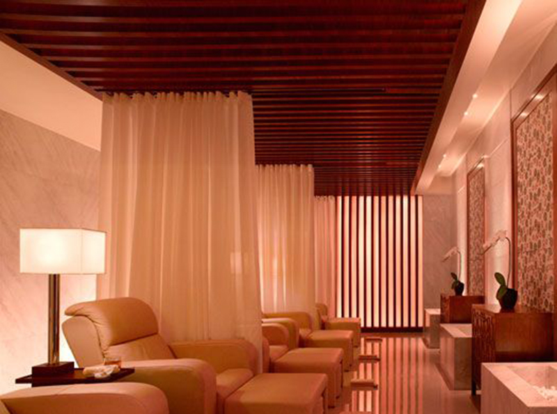 Rèm vải voan spa cao cấp