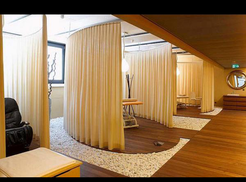 Rèm ngăn giường spa đẹp