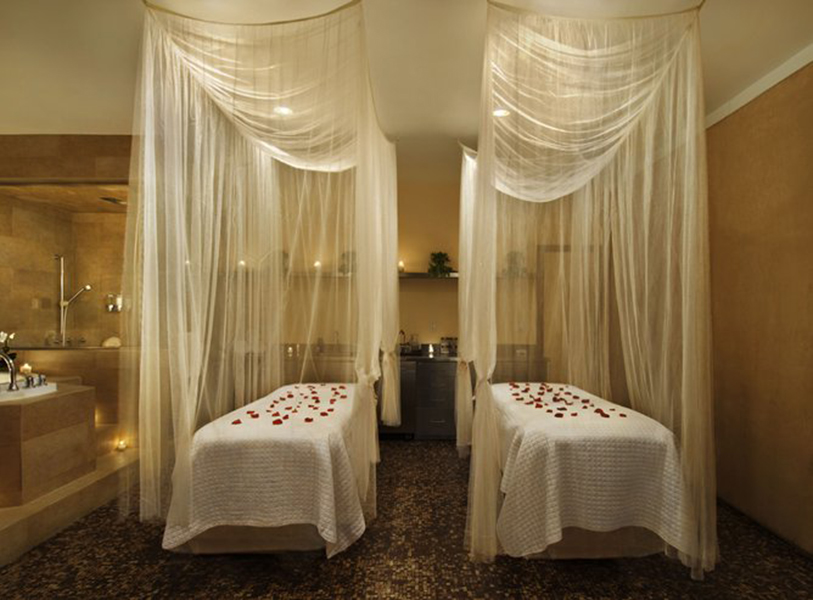 Rèm ngăn giường spa nhẹ nhàng
