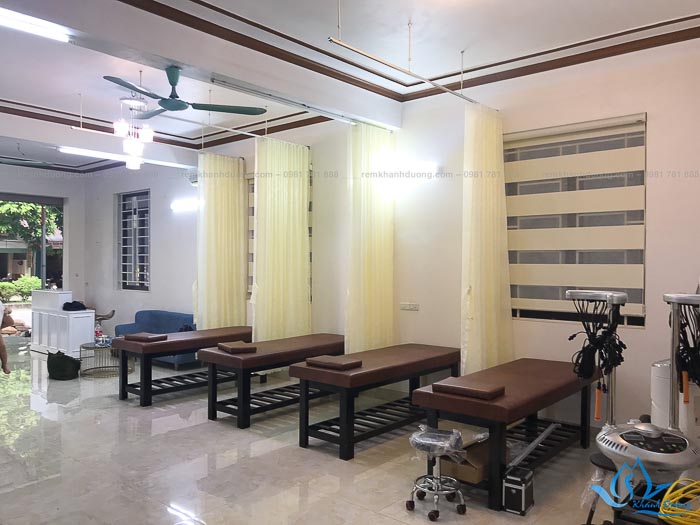 Thi công rèm voan và cầu vồng cho spa ở Phú Thọ