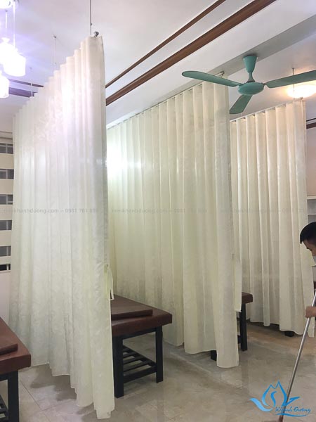 Thi công rèm voan và cầu vồng cho spa ở Phú Thọ