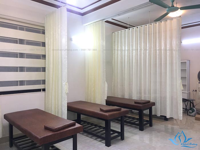 Thi công rèm voan và cầu vồng cho spa ở Phú Thọ