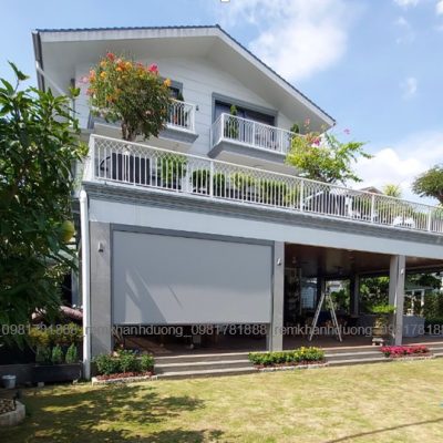 Thi công rèm cuốn zipscreen ngoài trời nhập khẩu tại Hồ Chí Minh
