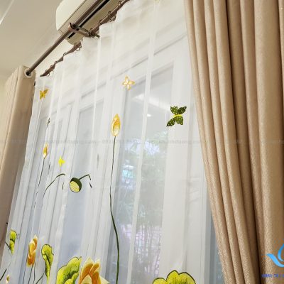 Rèm voan thêu tay đẹp nhất