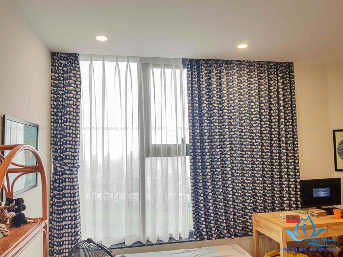 THI CÔNG RÈM VẢI CAO CẤP CHUNG CƯ NGOẠI GIAO ĐOÀN TÂY HỒ - HÀ NỘI