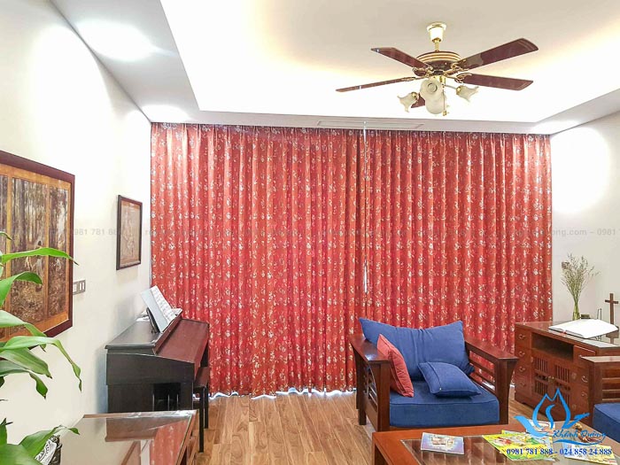 THI CÔNG RÈM VẢI CAO CẤP CHUNG CƯ NGOẠI GIAO ĐOÀN TÂY HỒ - HÀ NỘI