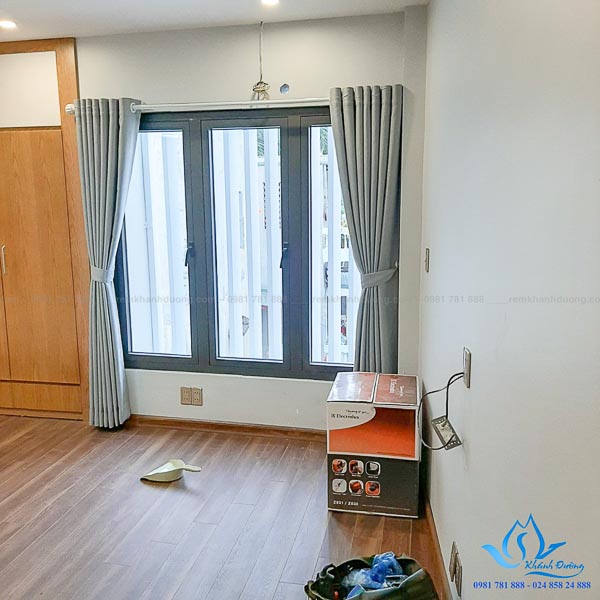 THI CÔNG RÈM VẢI VÀ RÈM CẦU VỒNG NHÀ CHỊ THANH 59 HÀ HUY TẬP - GIA LÂM