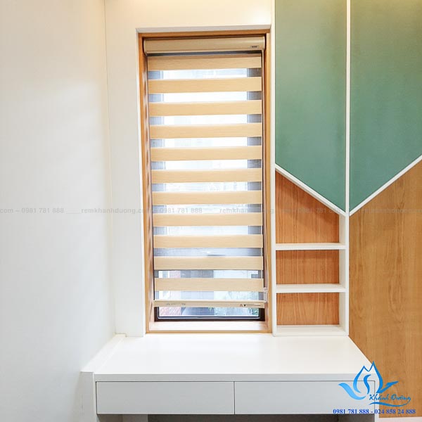 THI CÔNG RÈM VẢI VÀ RÈM CẦU VỒNG NHÀ CHỊ THANH 59 HÀ HUY TẬP - GIA LÂM
