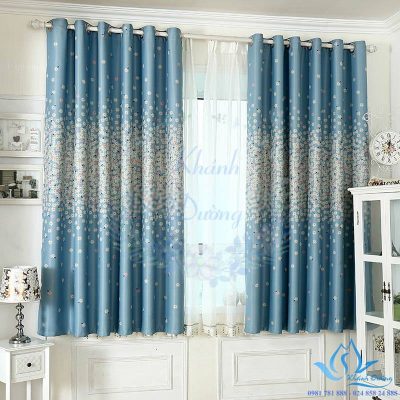 Tư vấn mua rèm vải họa tiết hiện đại chung cư Mai Động, Hà Nội RV - 13