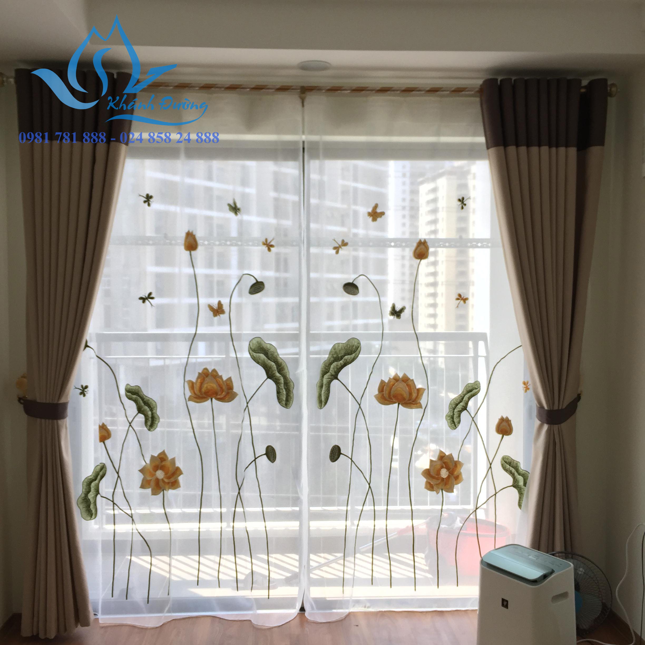Rèm cửa đẹp giá rẻ phòng khách