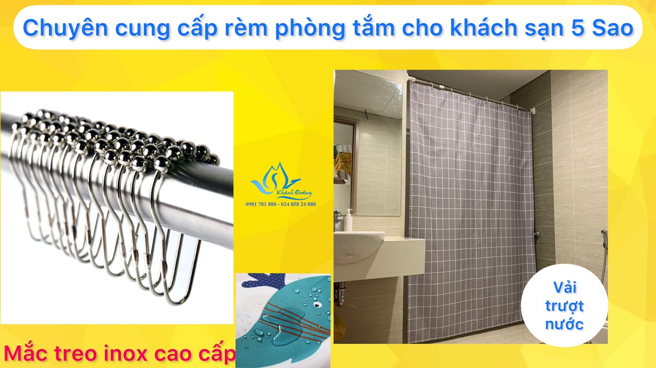rèm phòng tắm đẹp